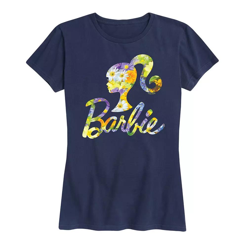 Women's Barbie® Logo Shamrock Pattern Graphic Tee,  Product Image