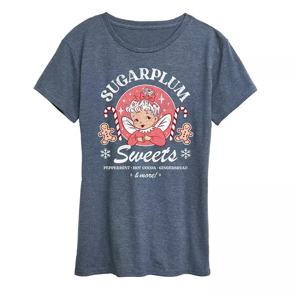 Women's Sugarplum Sweets Graphic Tee, Girl's,  Product Image