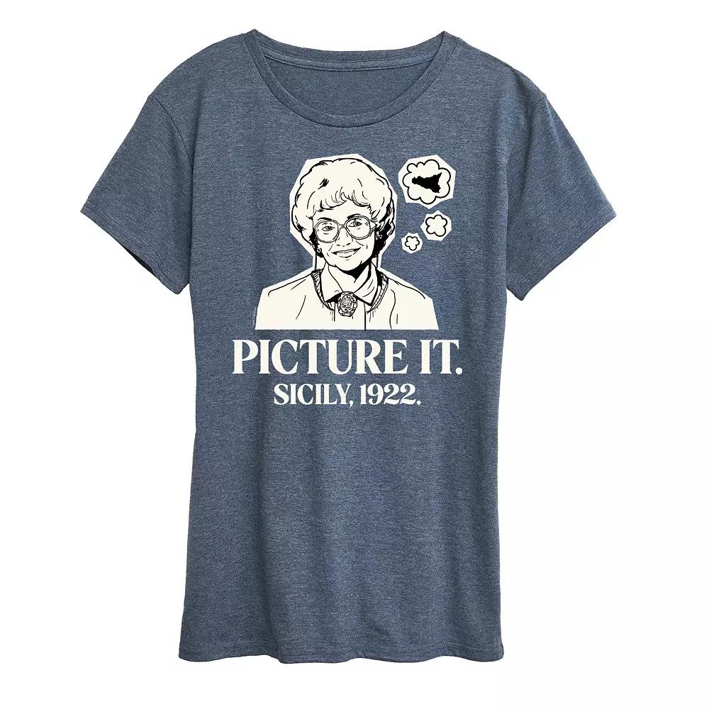 Women's Golden Girls Sophia Picture It Sicily Graphic Tee, Girl's,  Product Image
