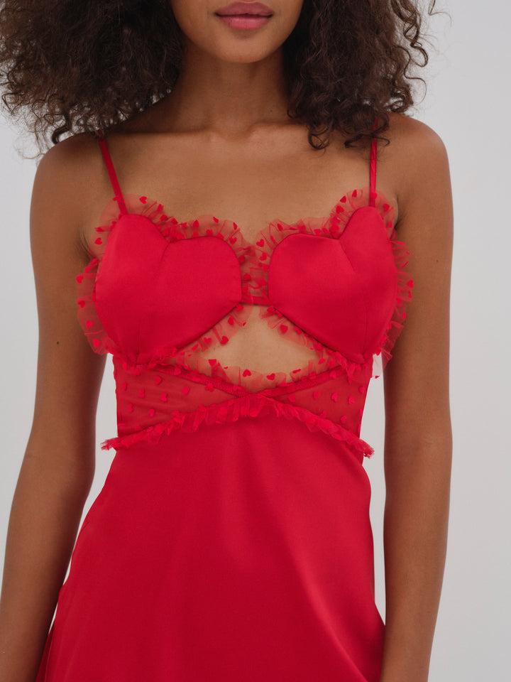 Val Mini Dress — Red Product Image