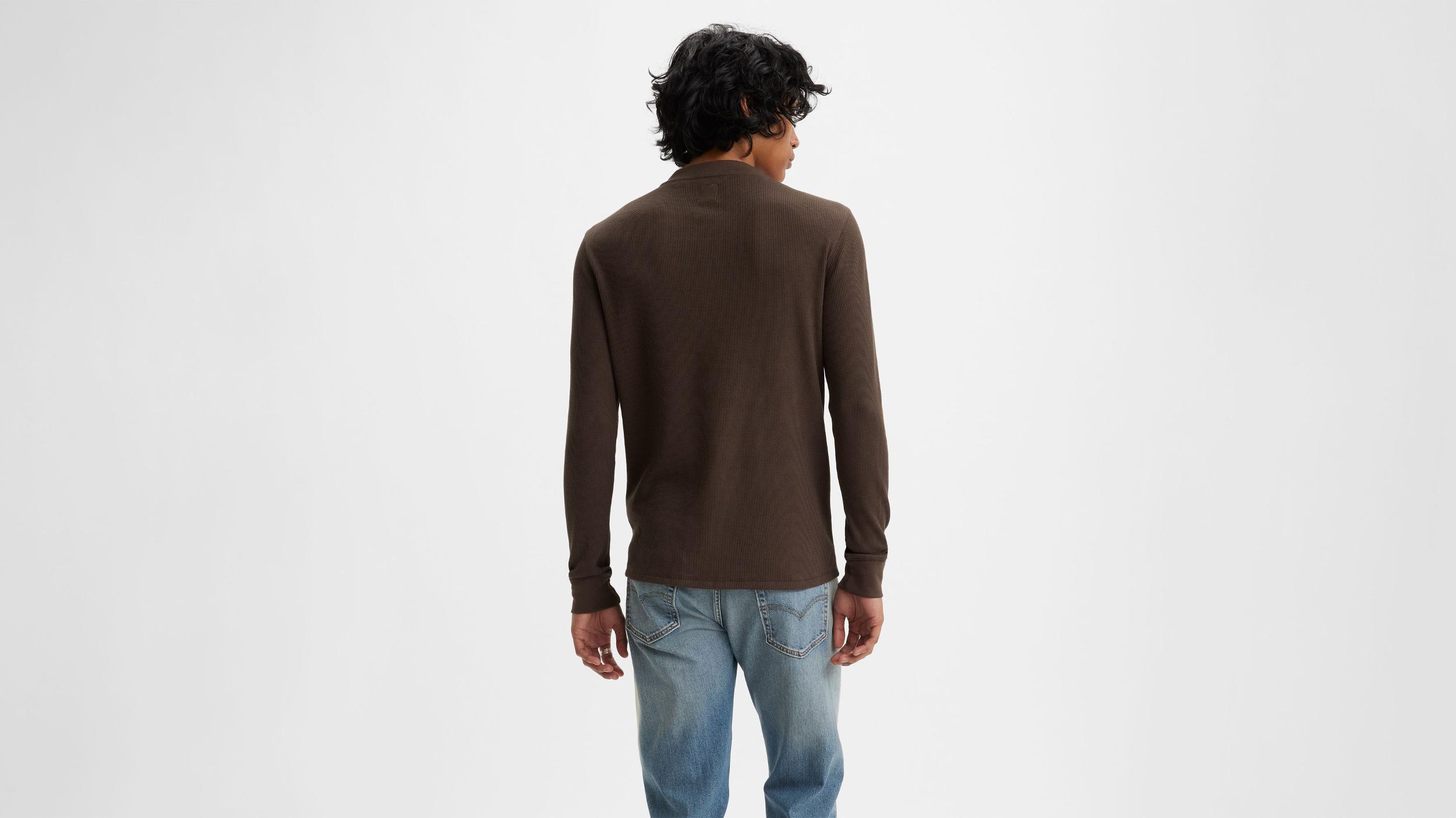 Long Sleeve Thermal Henley Product Image