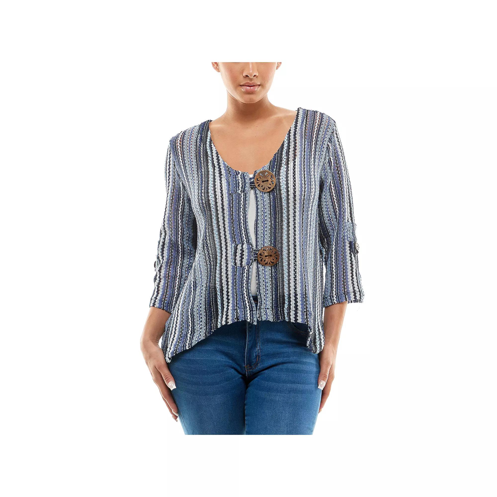 Women's Nina Leonard Button-Front Bolero,  Product Image