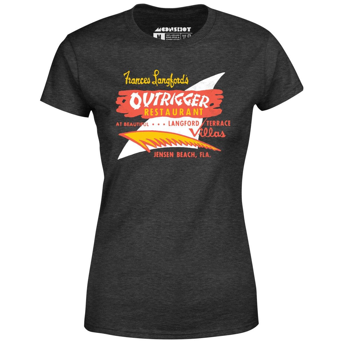 Outrigger - Jensen Beach, FL - Vintage Tiki Bar - Women's T-Shirt Female Product Image