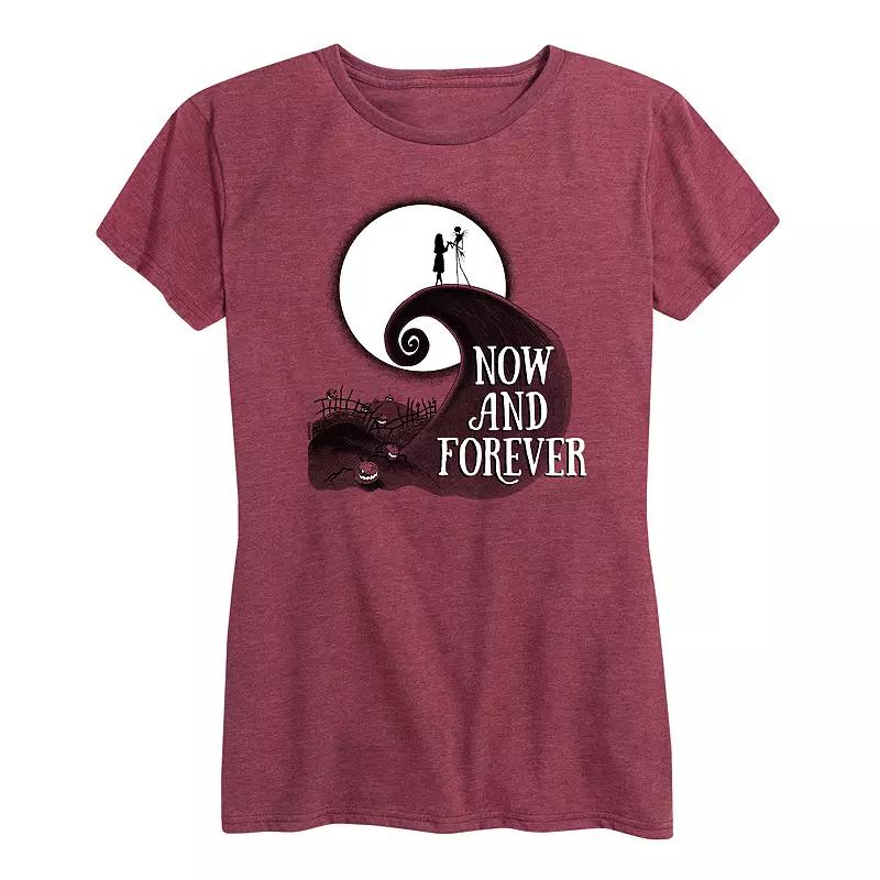 Disney's The Nightmare Before Christmas Women's Now And Forever Graphic Tee,  Product Image