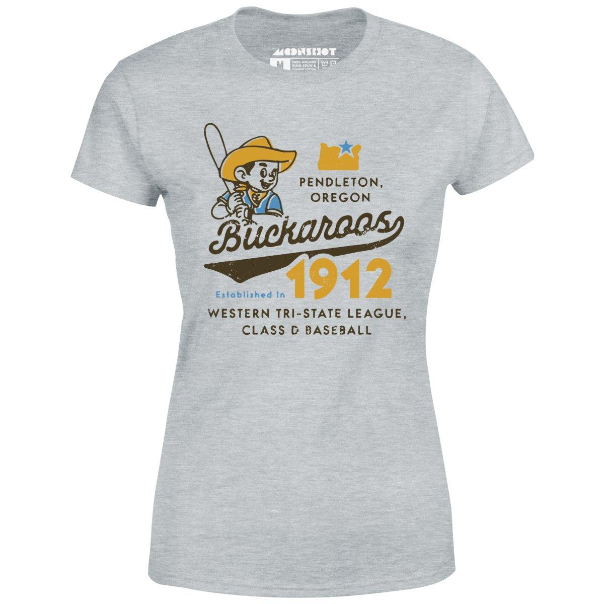 Pendleton Buckaroos - Oregon - Vintage Defunct Baseball Teams - Women's T-Shirt Female Product Image