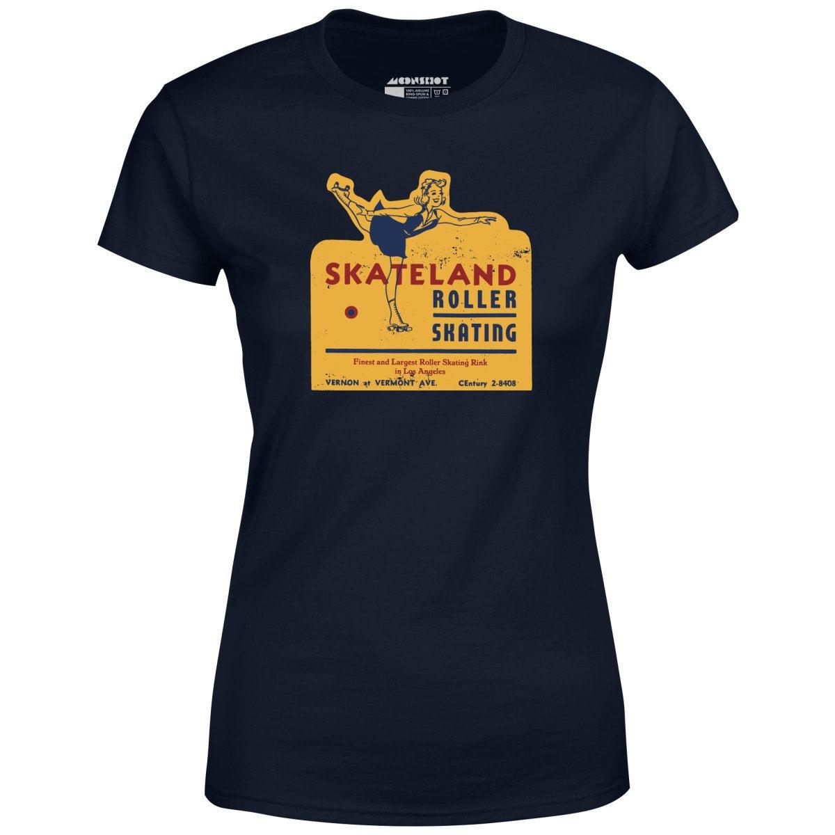 Skateland - Los Angeles, CA - Vintage Roller Rink - Women's T-Shirt Female Product Image