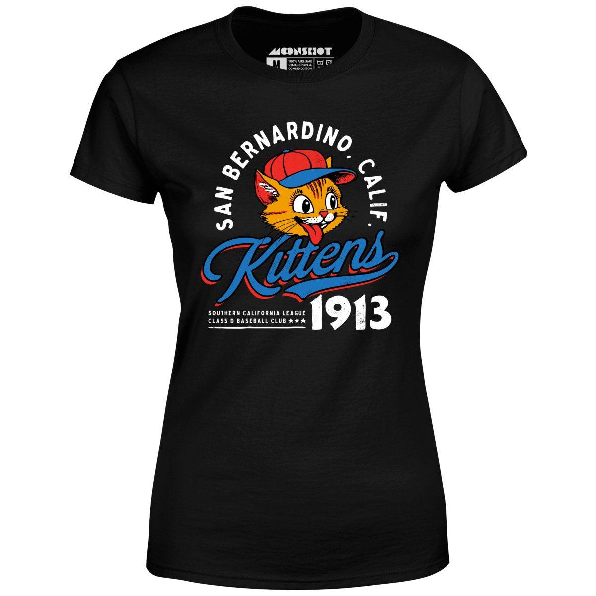 San Bernardino Kittens - California - Vintage Defunct Baseball Teams - Women's T-Shirt Female Product Image