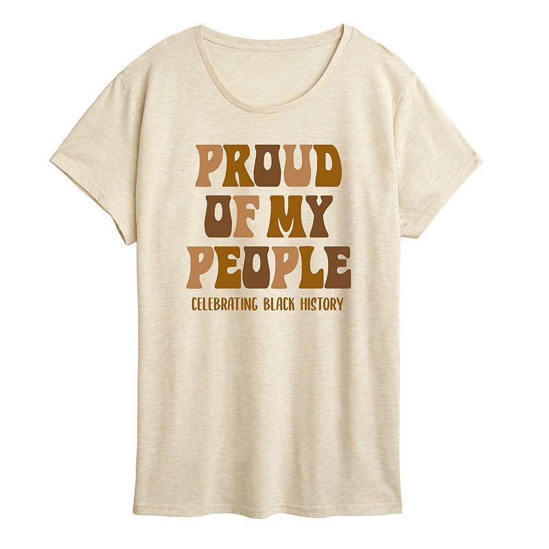Plus Proud Of My People Graphic Tee, Women's,  Product Image