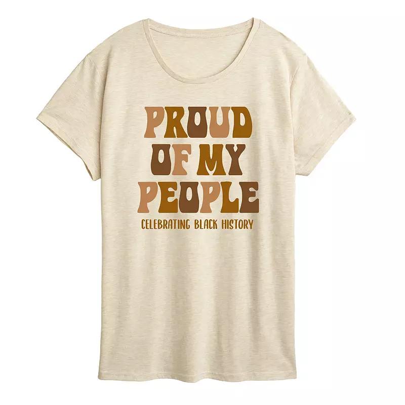 Plus Proud Of My People Graphic Tee, Women's,  Product Image