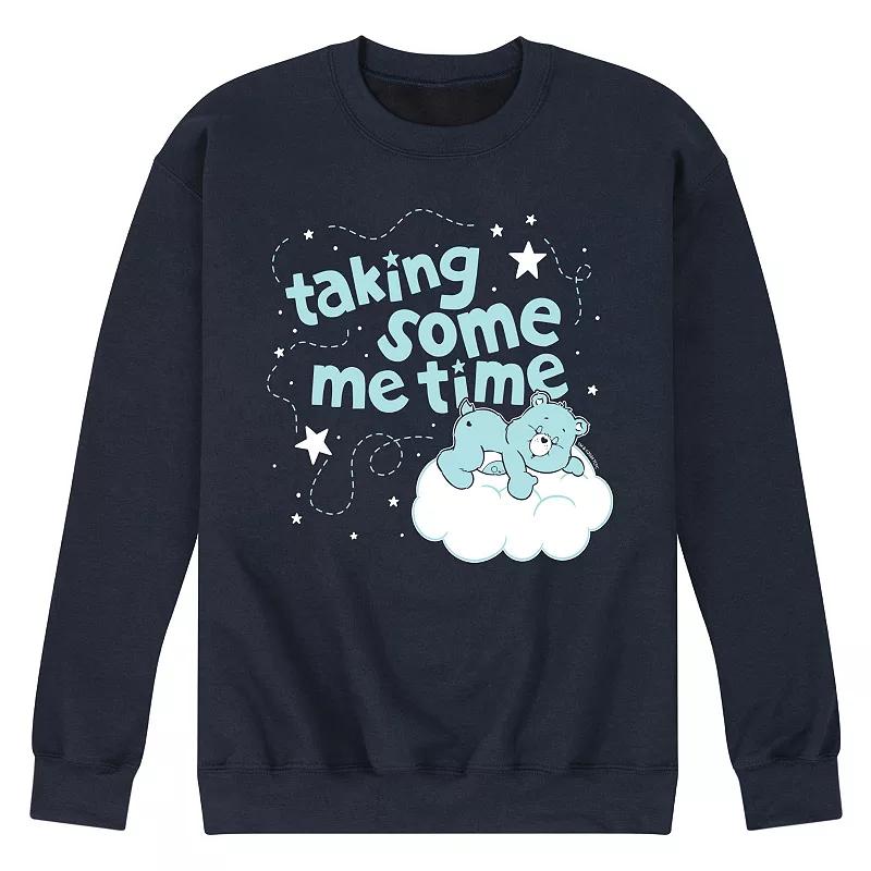 Men's Care Bears Taking Some Me Time Fleece Sweatshirt,  Product Image