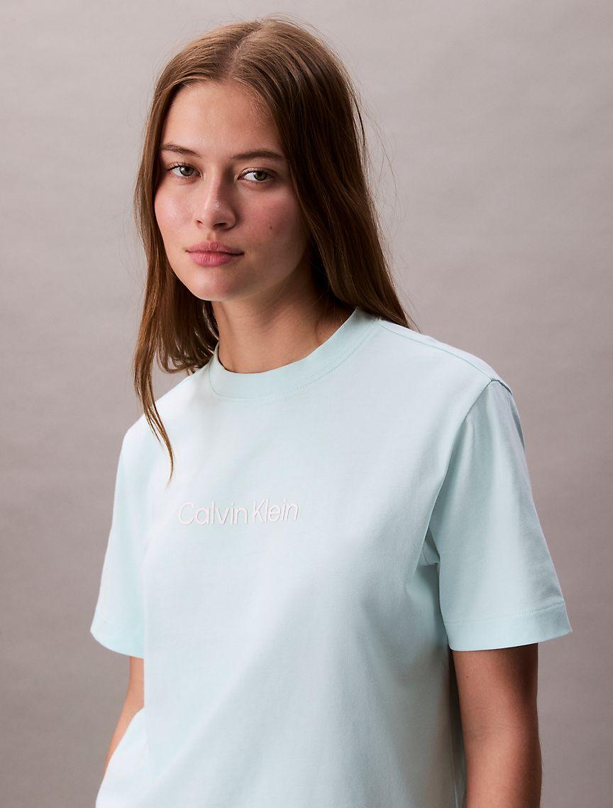 Standard Logo Boxy Fit Crewneck T-Shirt Product Image