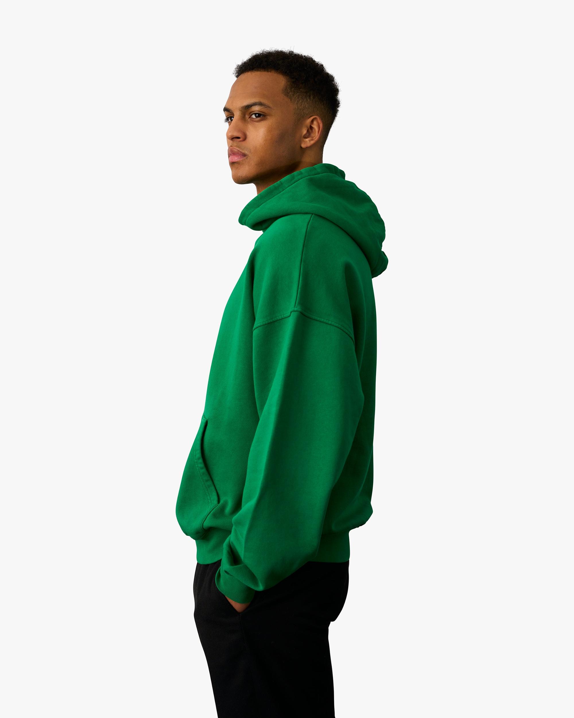 Organic Oversized Hood - Kelly Green Product Image