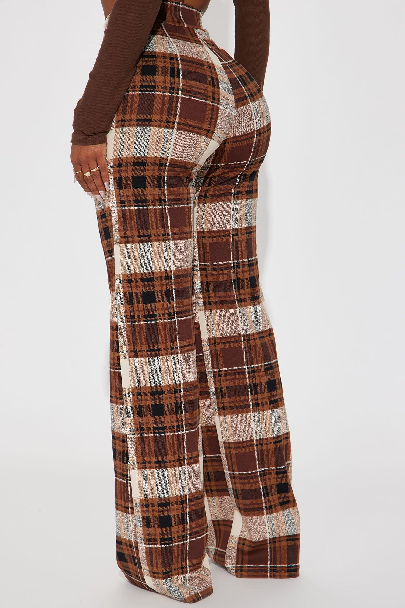 Jahia Flare Pants - Brown/combo Product Image