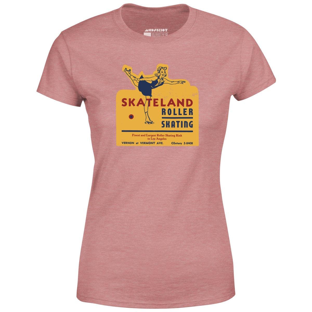 Skateland - Los Angeles, CA - Vintage Roller Rink - Women's T-Shirt Female Product Image
