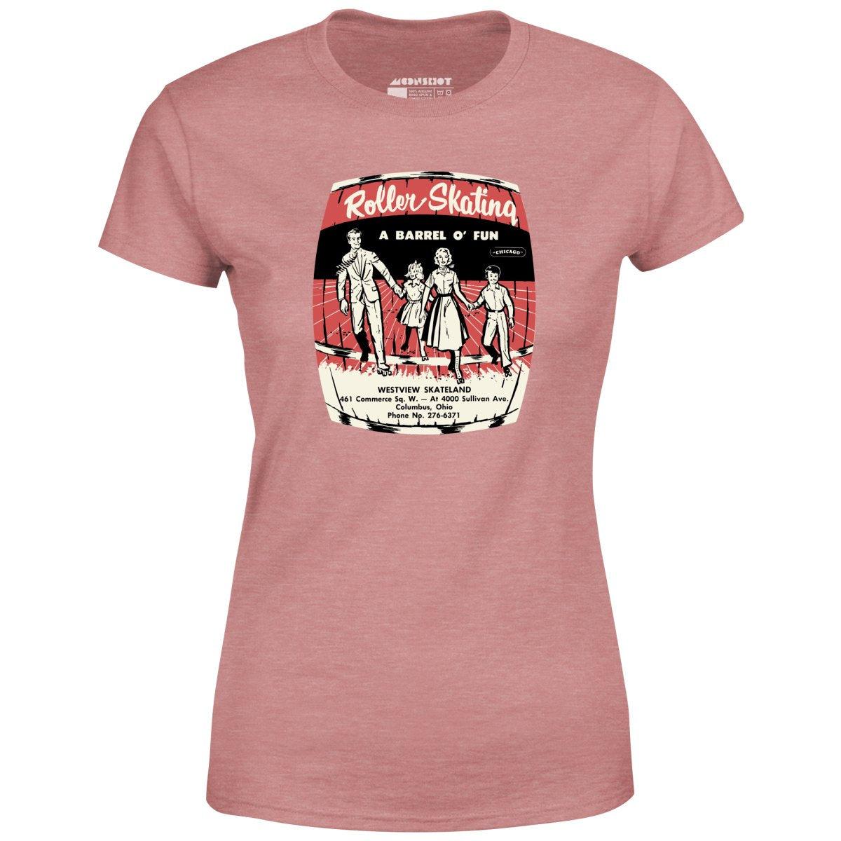 Westview Skateland - Columbus, OH - Vintage Roller Rink - Women's T-Shirt Female Product Image
