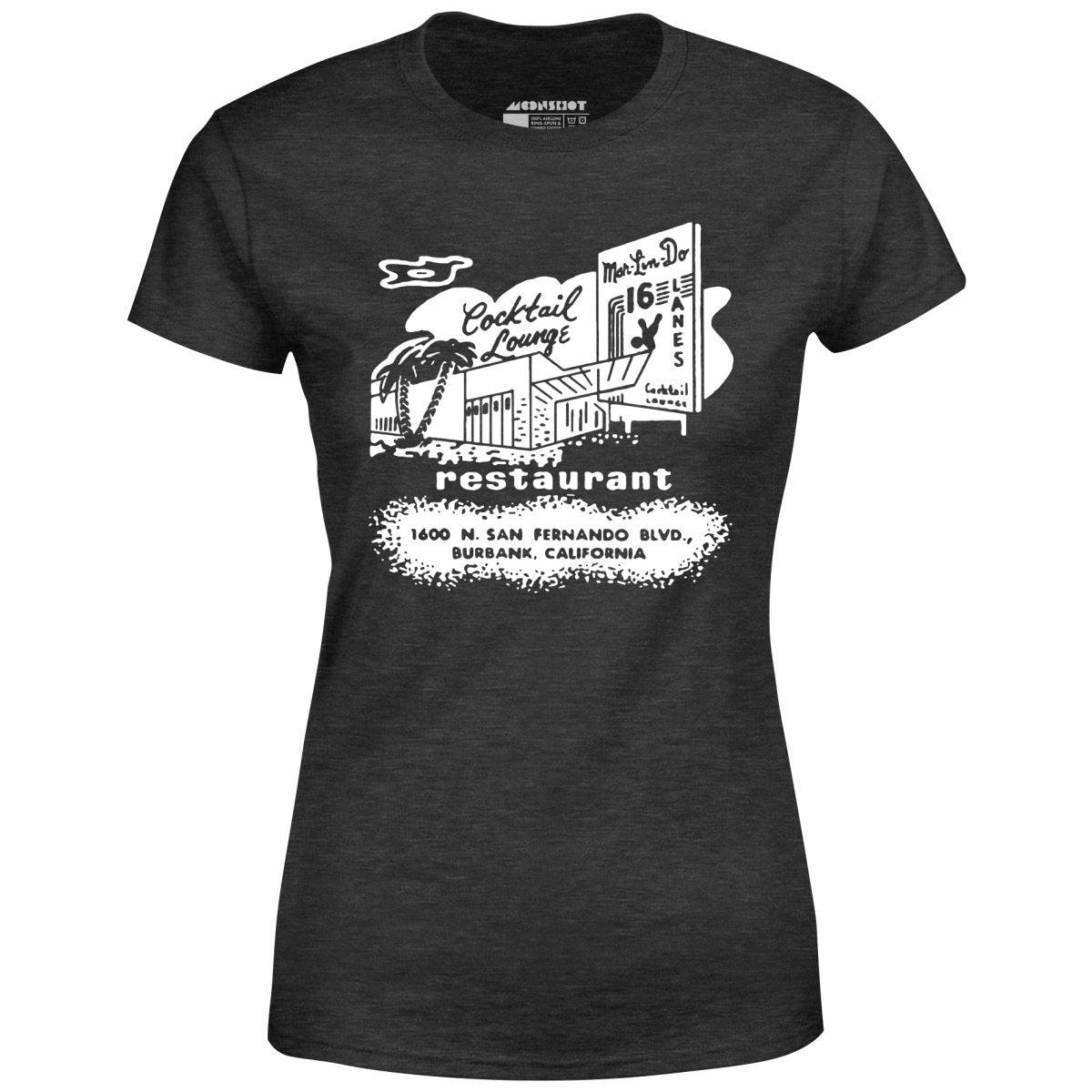 Mar-Lin-Do Lanes - Burbank, CA - Vintage Bowling Alley - Women's T-Shirt Female Product Image