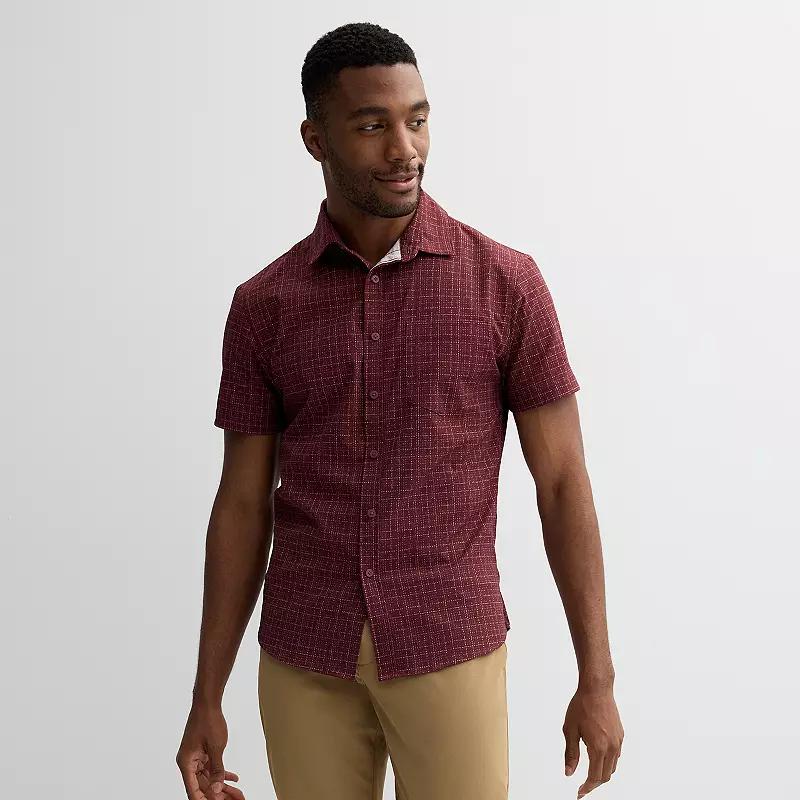 Men's FLX Slim Performance Untucked-Fit Button Down Shirt,  Product Image