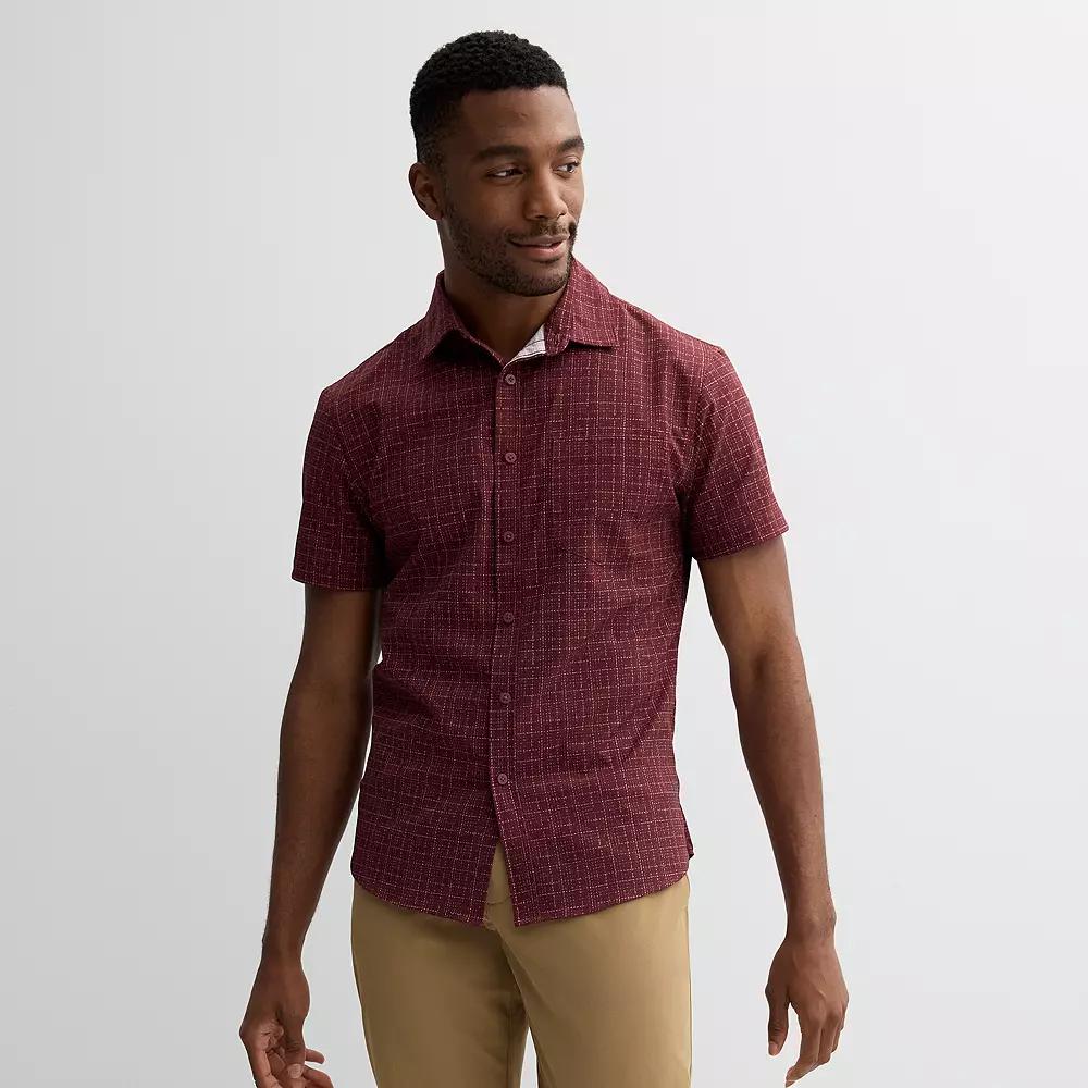 Men's FLX Slim Performance Untucked-Fit Button Down Shirt,  Product Image