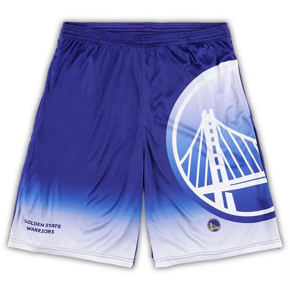 Men's Fanatics Branded Royal Golden State Warriors Big & Tall Graphic Shorts,  Product Image