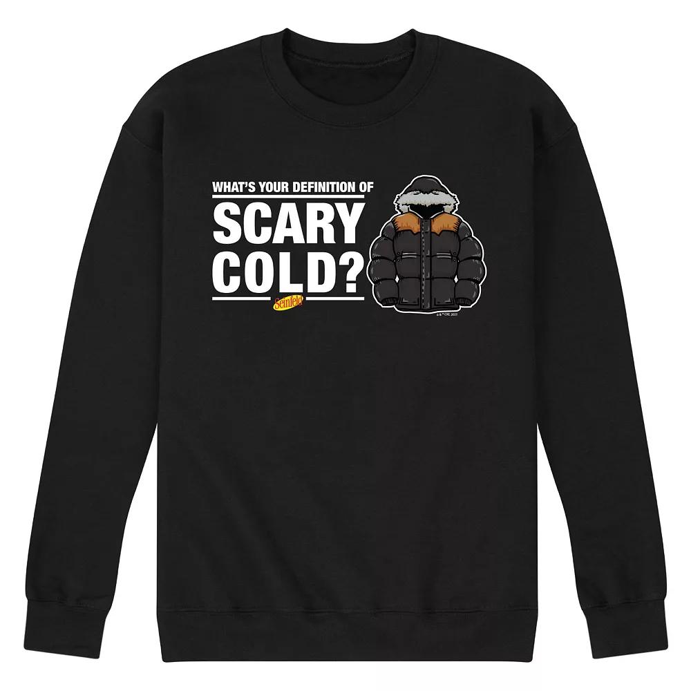 Men's Seinfeld Scary Cold Fleece Sweatshirt,  Product Image
