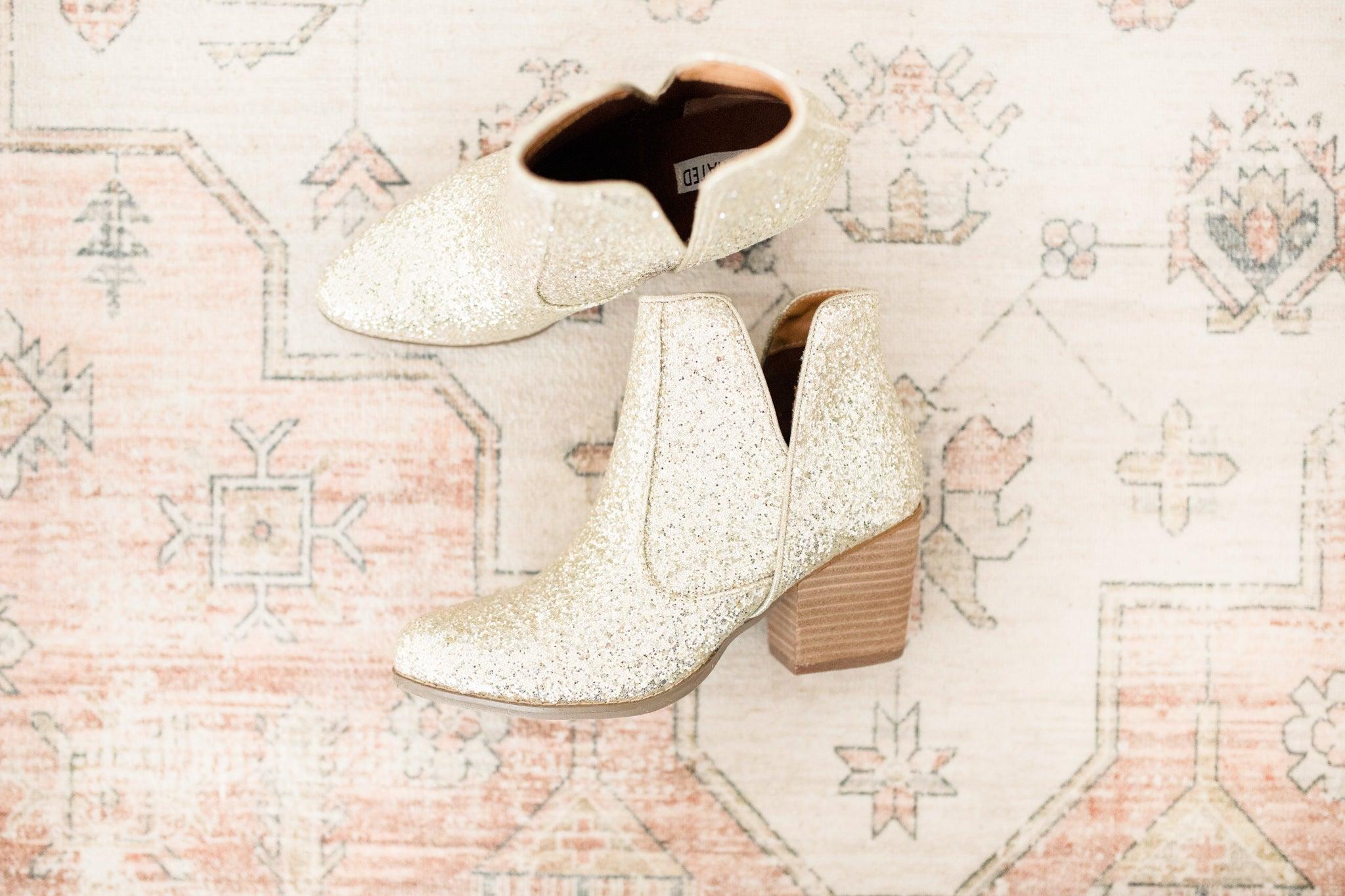 Fiera Booties in Gold (Online Exclusive) Product Image