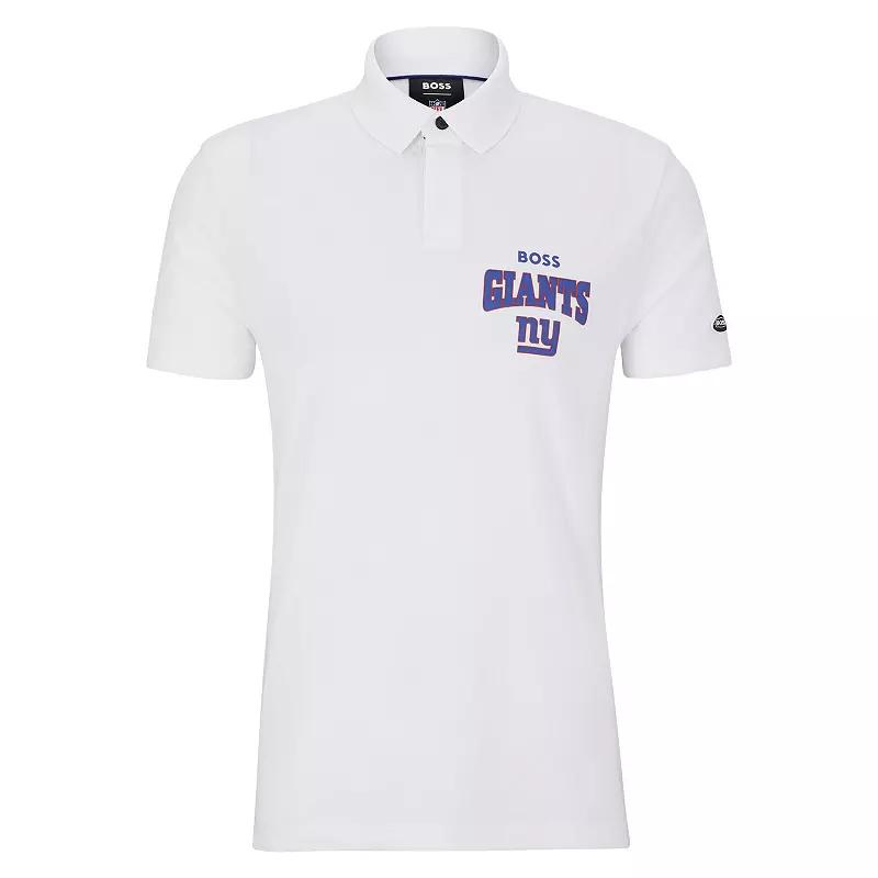 Men's BOSS X NFL Black/Royal Los Angeles Rams Punter Polo,  Product Image