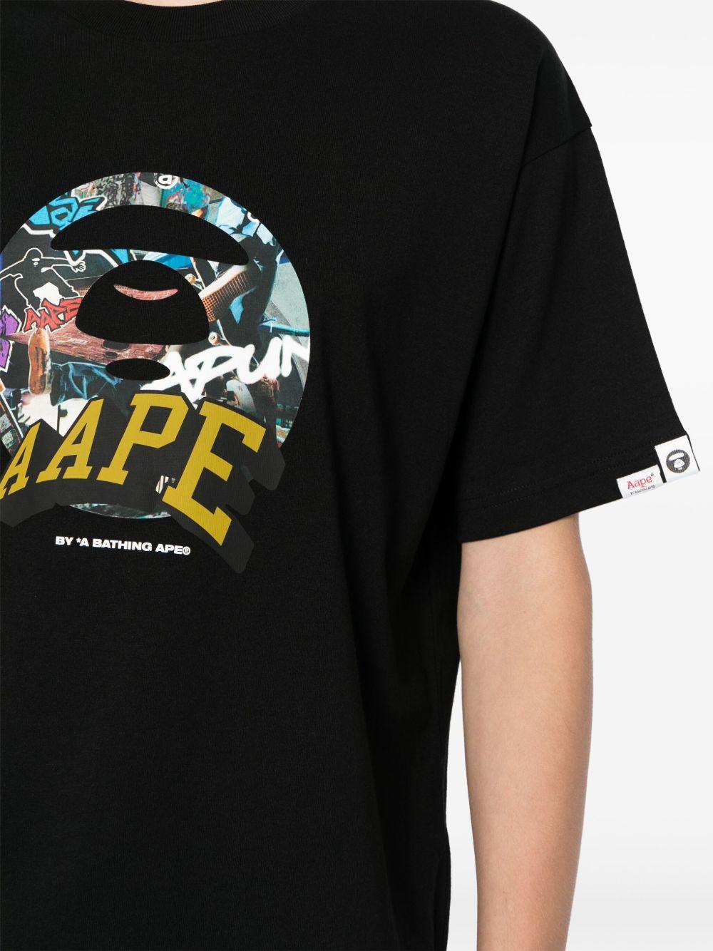 logo-print cotton T-shirt Product Image