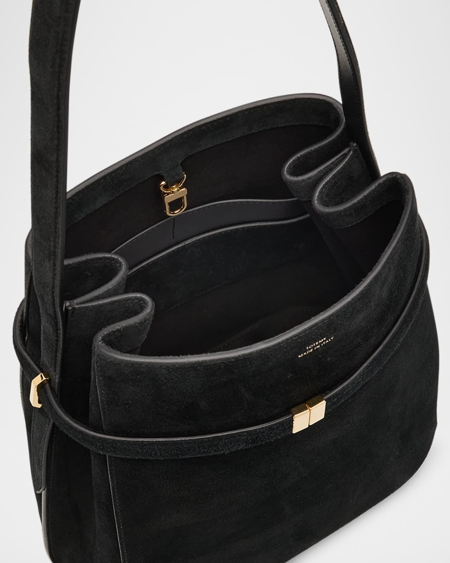 Belted Suede Bucket Bag Product Image