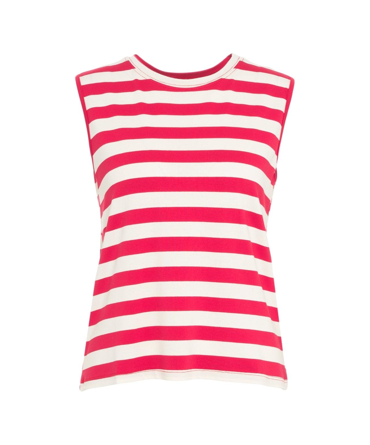 Striped viscose top Product Image