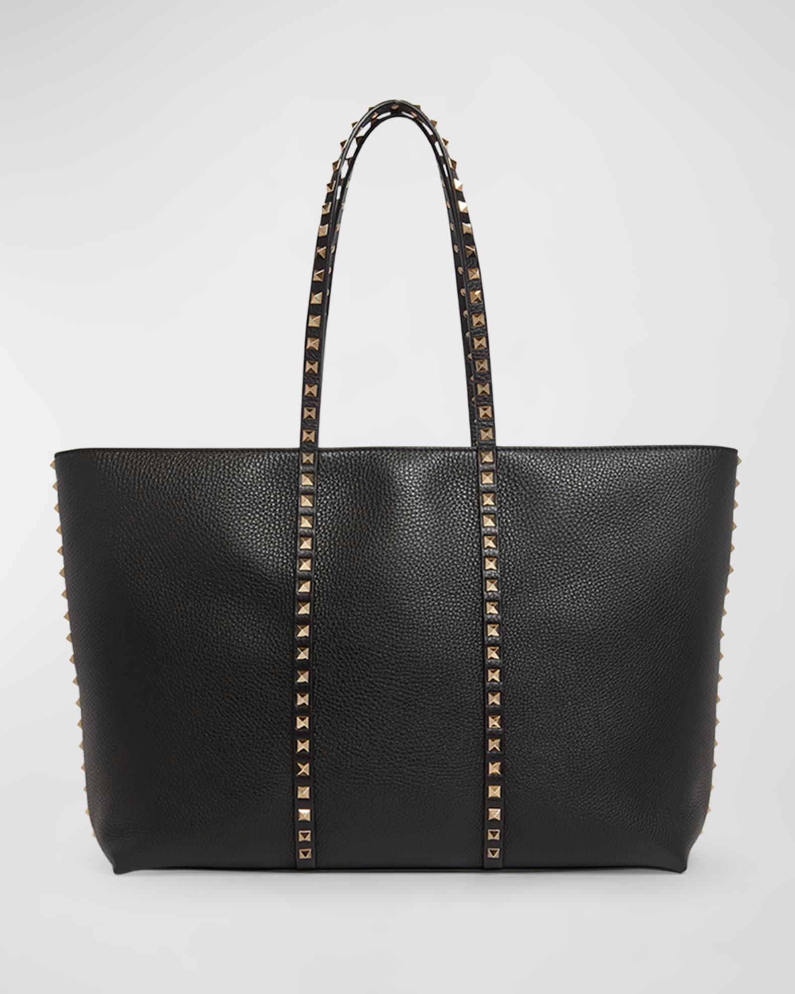 Rockstud Medium Leather Tote Bag Product Image
