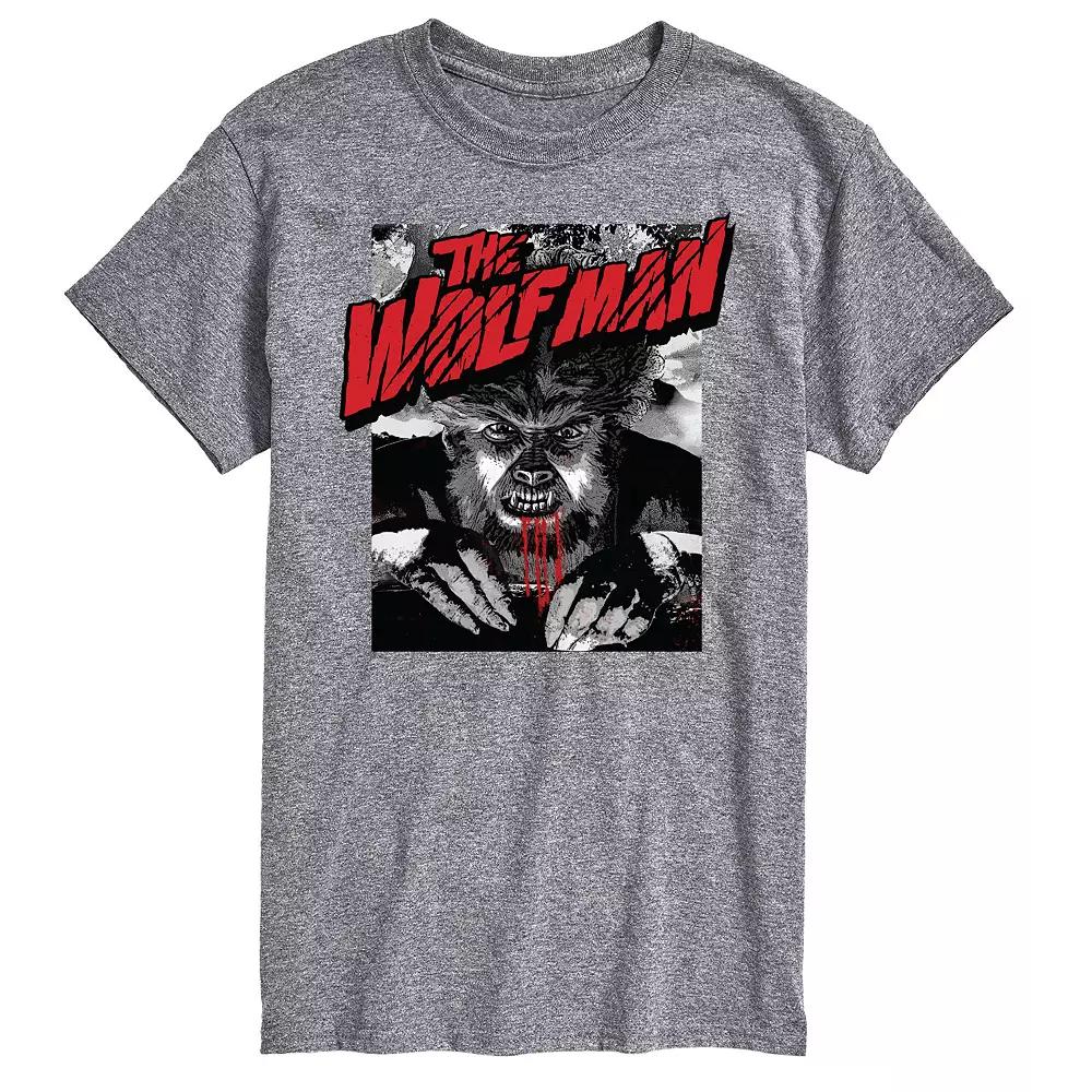 Big & Tall Universal Monsters Wolfman Poster Graphic Tee, Men's,  Product Image