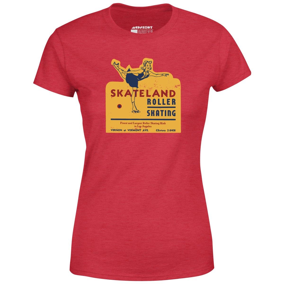 Skateland - Los Angeles, CA - Vintage Roller Rink - Women's T-Shirt Female Product Image