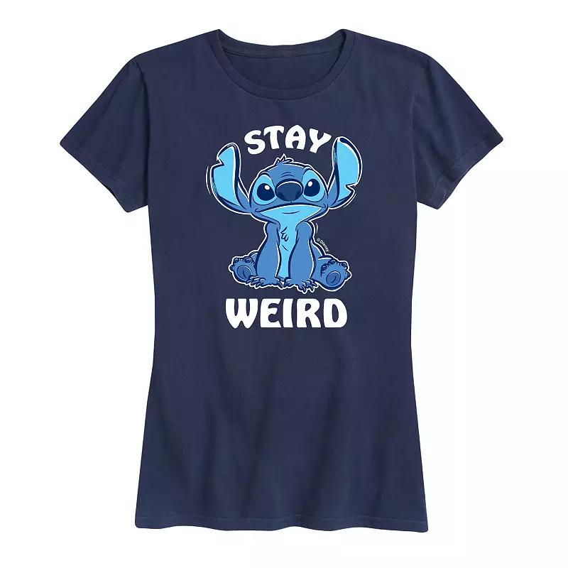 Disney's Lilo & Stitch Women's Stay Weird Graphic Tee,  Product Image