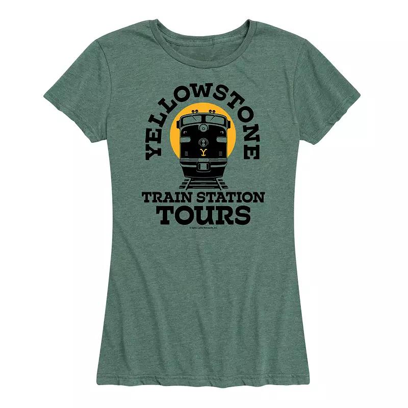 Women's Yellowstone Train Station Tours Graphic Tee,  Product Image