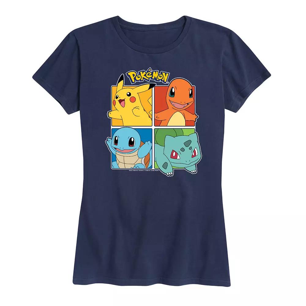 Plus Pokemon Partner Squares Graphic Tee, Women's,  Product Image
