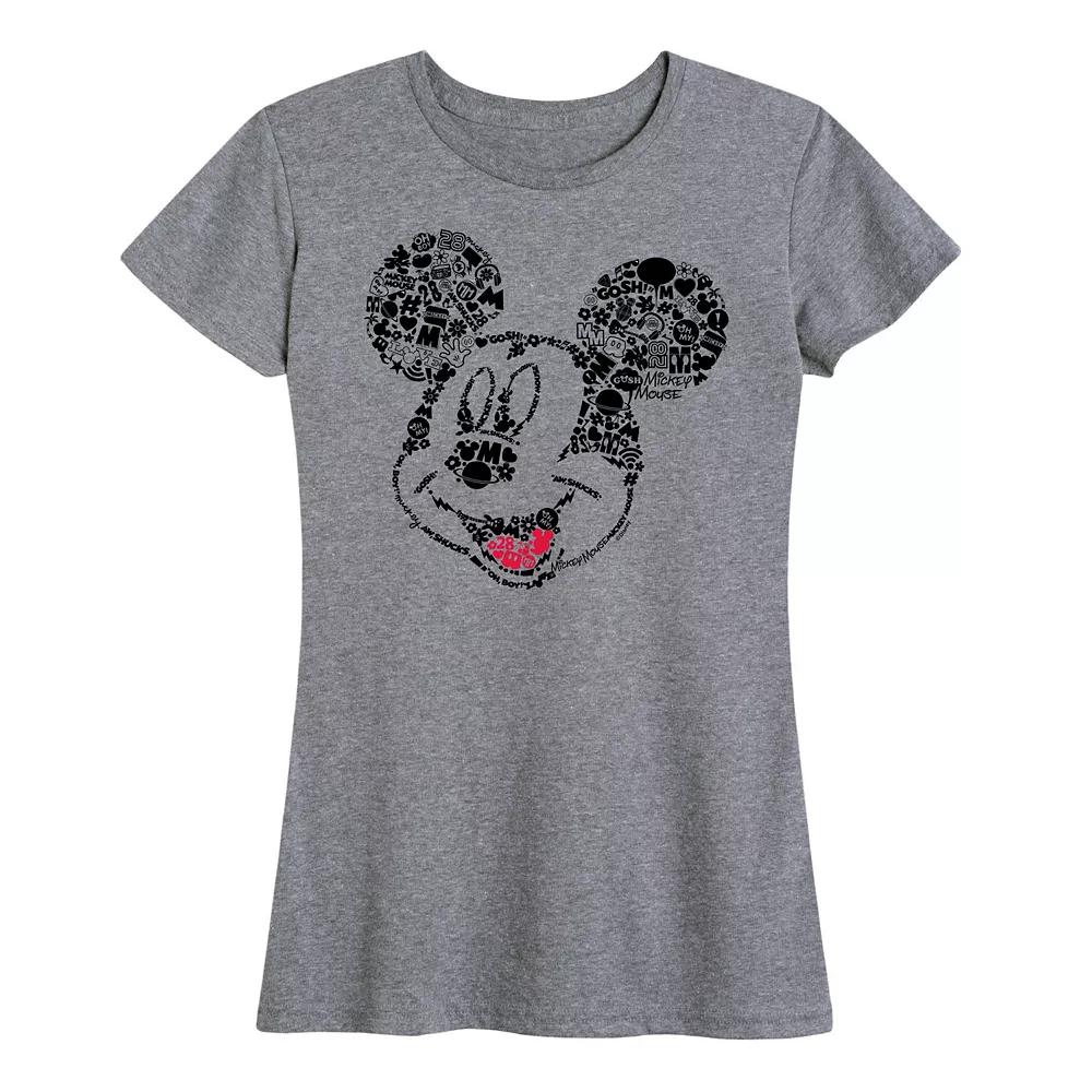 Disney's Mickey Mouse Women's Iconic Fill Graphic Tee,  Product Image