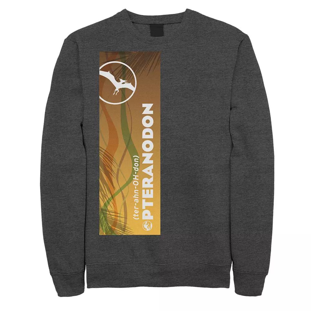 Men's Jurassic World Pteranodon Right Panel Sweatshirt,  Product Image