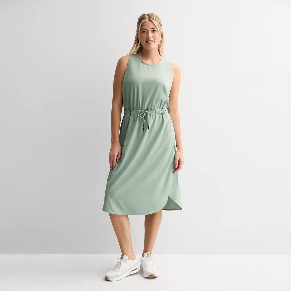 Women's Tek Gear® Woven Midi Dress, Size: Medium, Ostego Bay Product Image