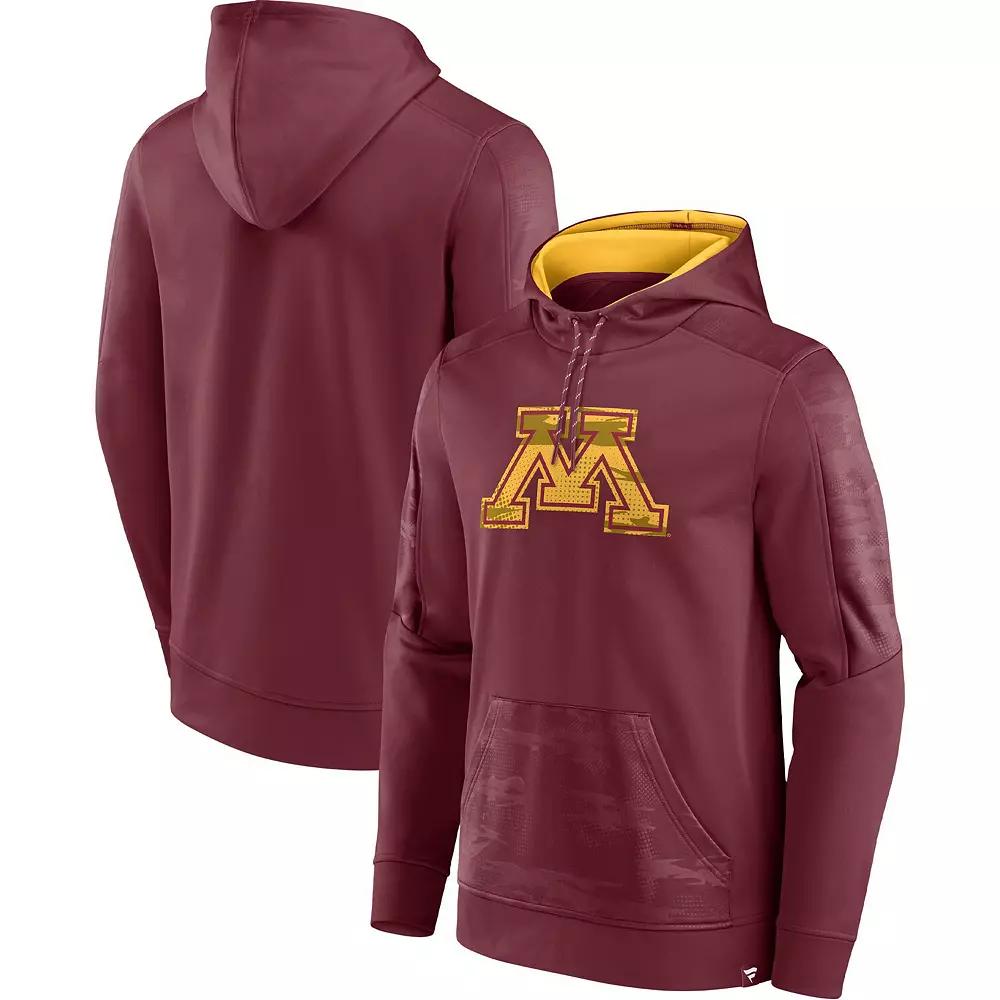 Men's Fanatics Branded Maroon Minnesota Golden Gophers On The Ball Pullover Hoodie, Size: Large, Red Product Image