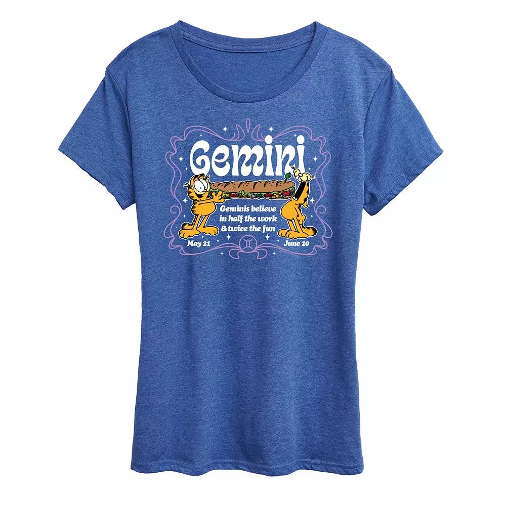 Women's Garfield Gemini Graphic Tee,  Product Image