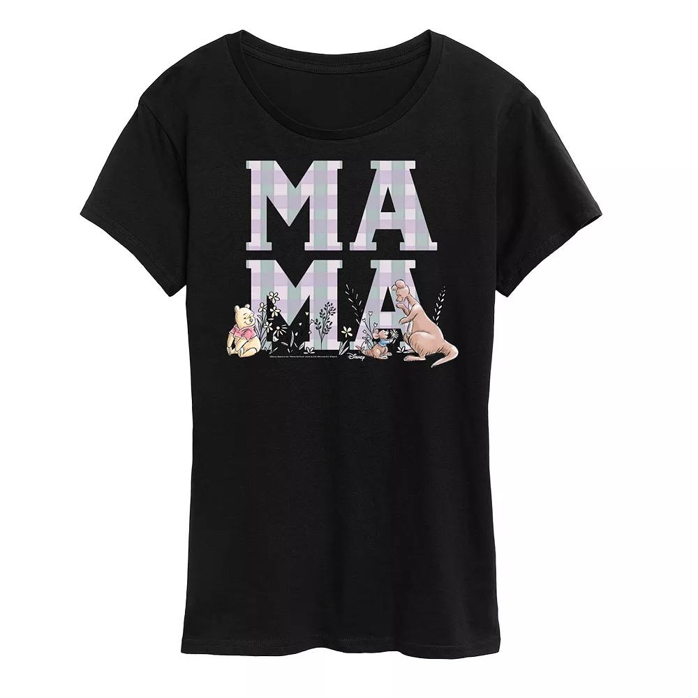 Disney's Minnie Mouse Women's Mama Grid Graphic Tee,  Product Image