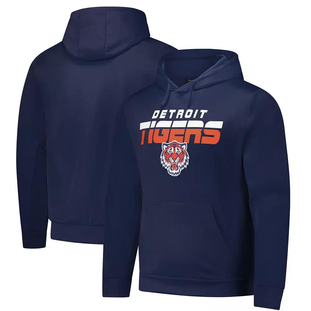 Men's Dunbrooke Navy Detroit Tigers Champion Pullover Hoodie,  Product Image