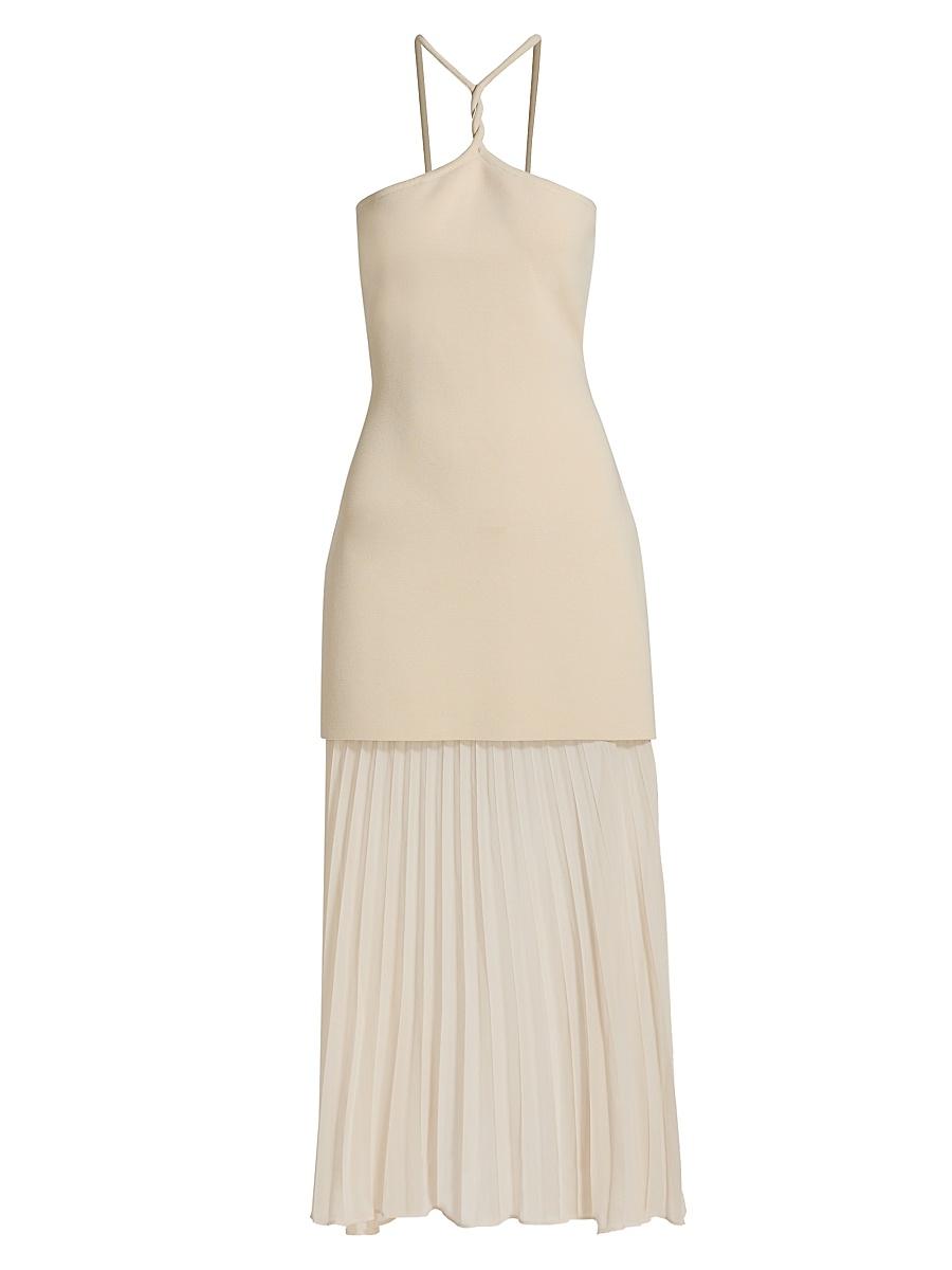 Womens Veta Halterneck Midi-Dress Product Image