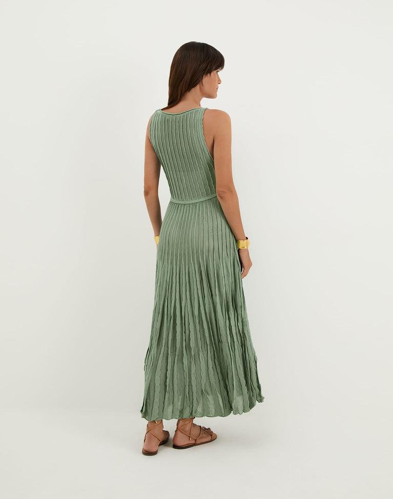Knit Celina Long Dress - Harbor Product Image