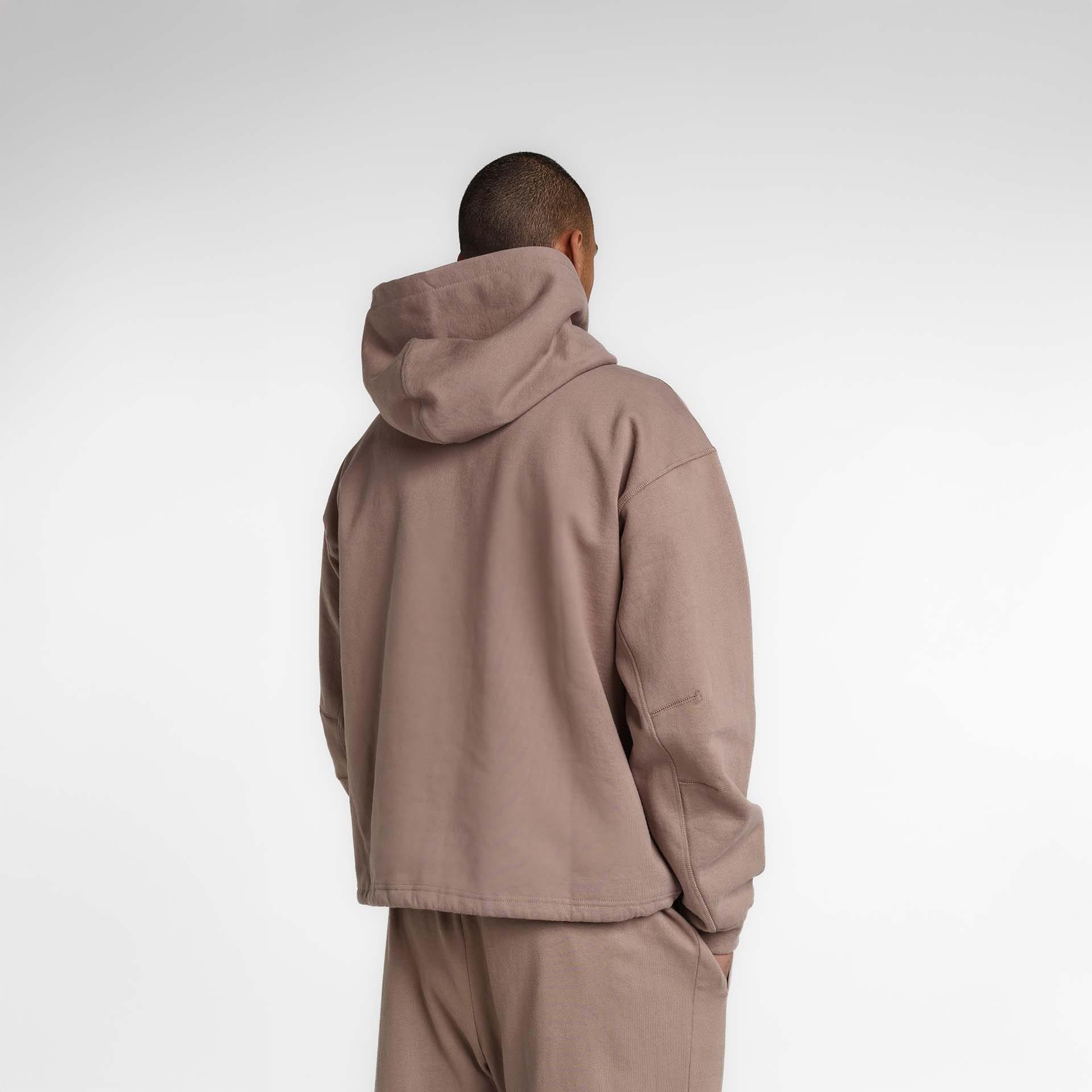 New Era Branded Alden Taupe Gray Hoodie Male Product Image