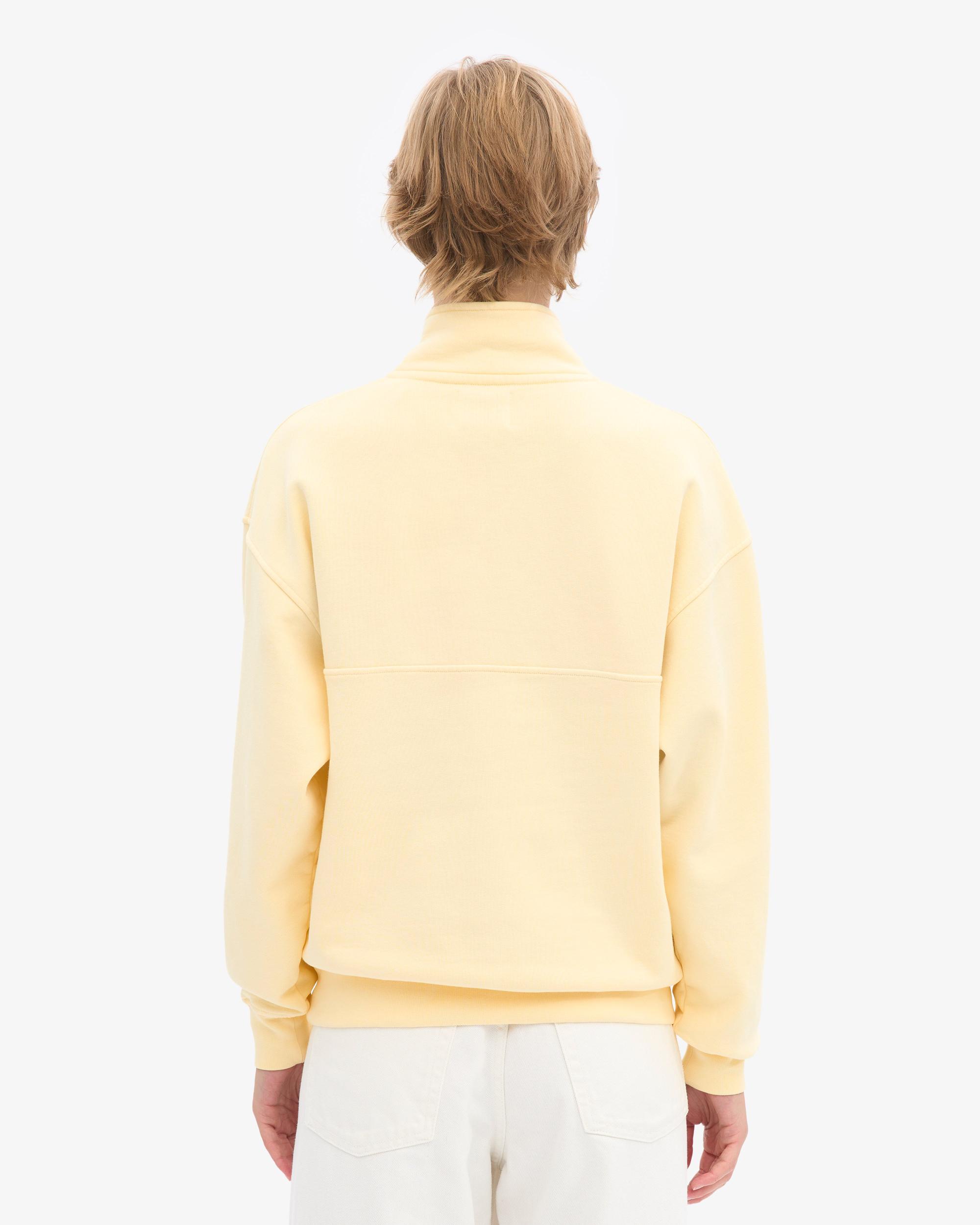 Organic Quarter Zip - Soft Yellow Product Image