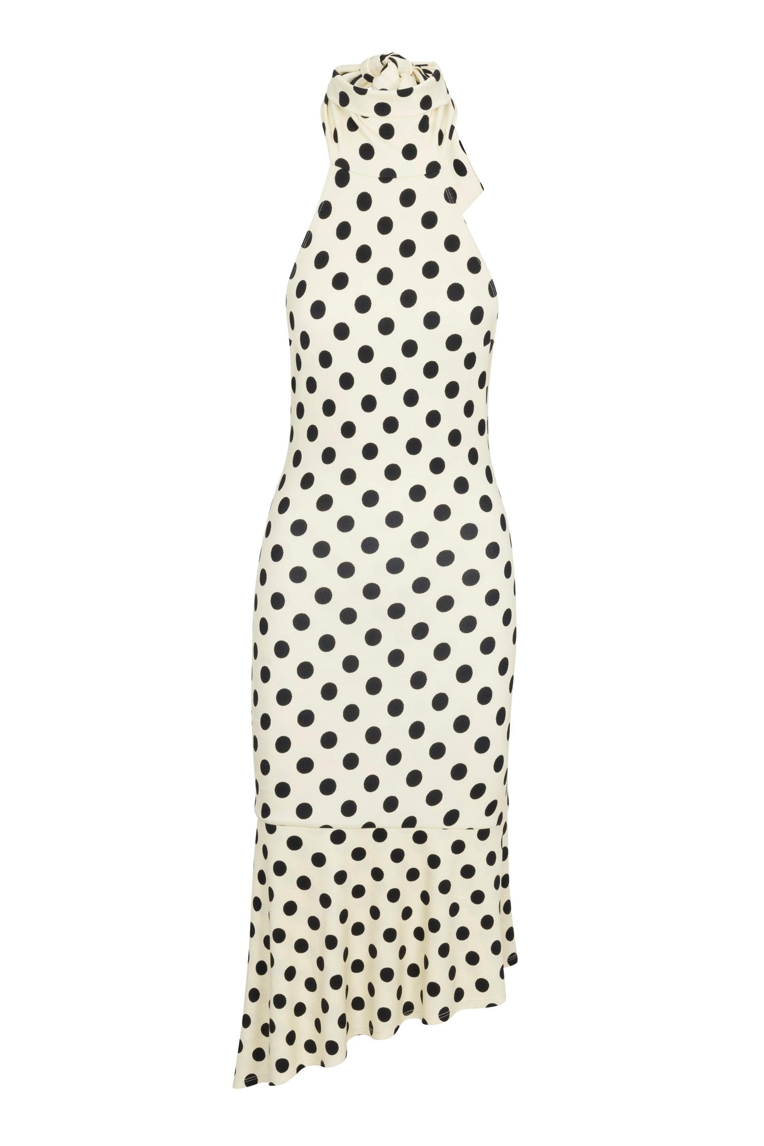 KARINA DRESS - BUTTER POLKA DOT Product Image