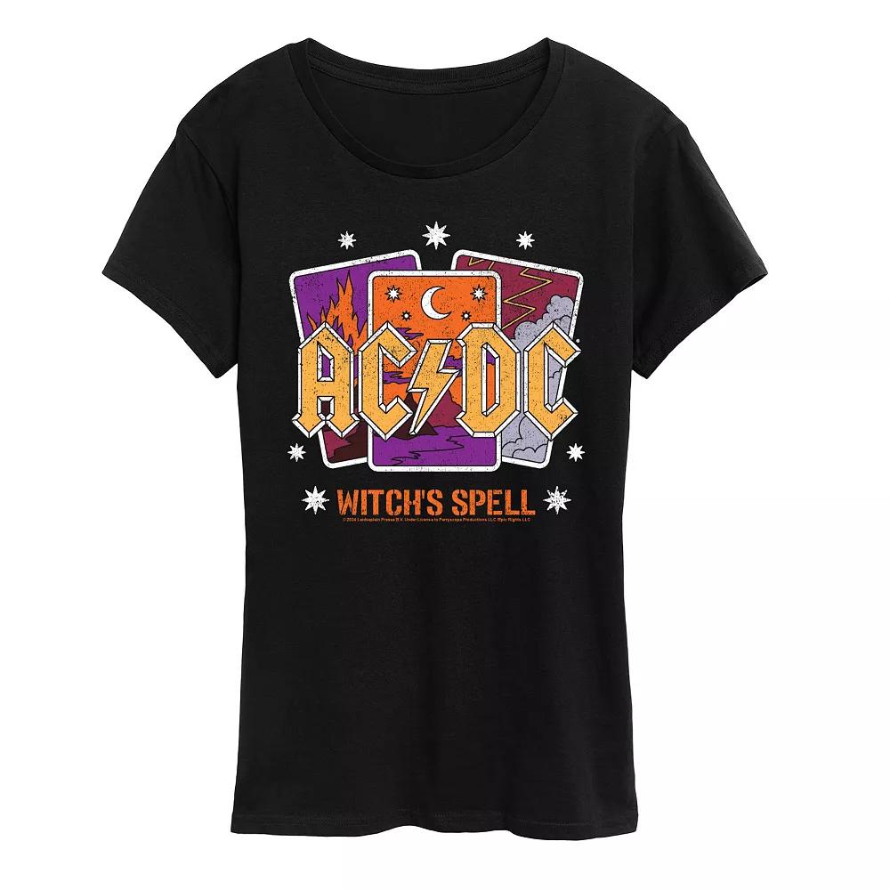Women's ACDC Witch's Spell Tee Graphic Tee,  Product Image