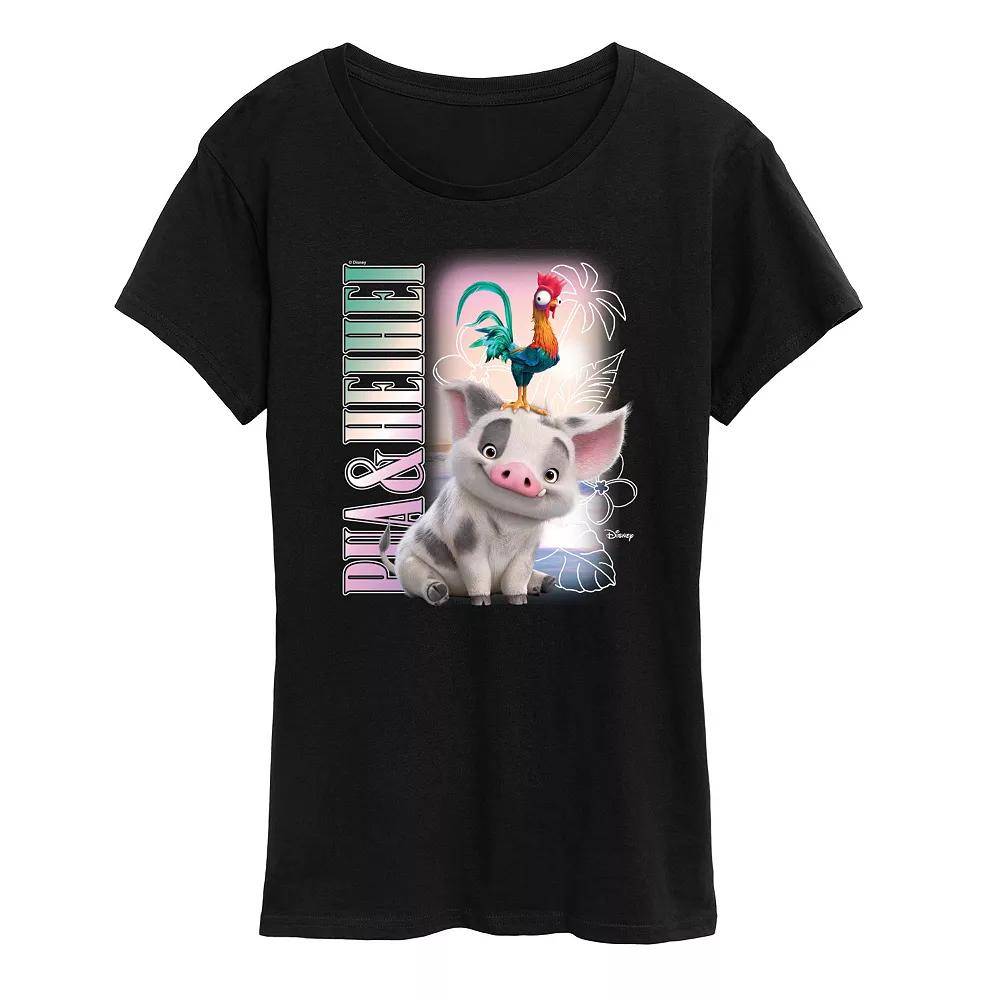Disney's Moana 2 Pua & Heihei Women's Graphic Tee,  Product Image