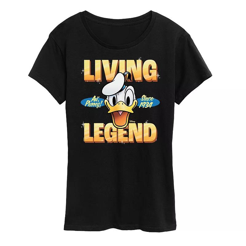 Disney's Donald Duck Women's Living Legend 1934 Graphic Tee,  Product Image